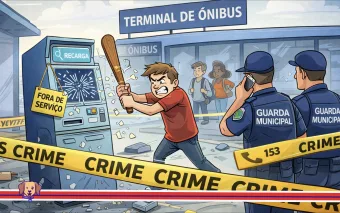 🚨 Vandalismo deixa recarga de bilhete indisponível no terminal de Caieiras