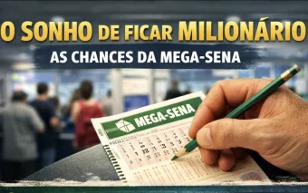 Mega-Sena mantém brasileiros em filas nas lotéricas enquanto matemática revela chance mínima de prêmio milionário