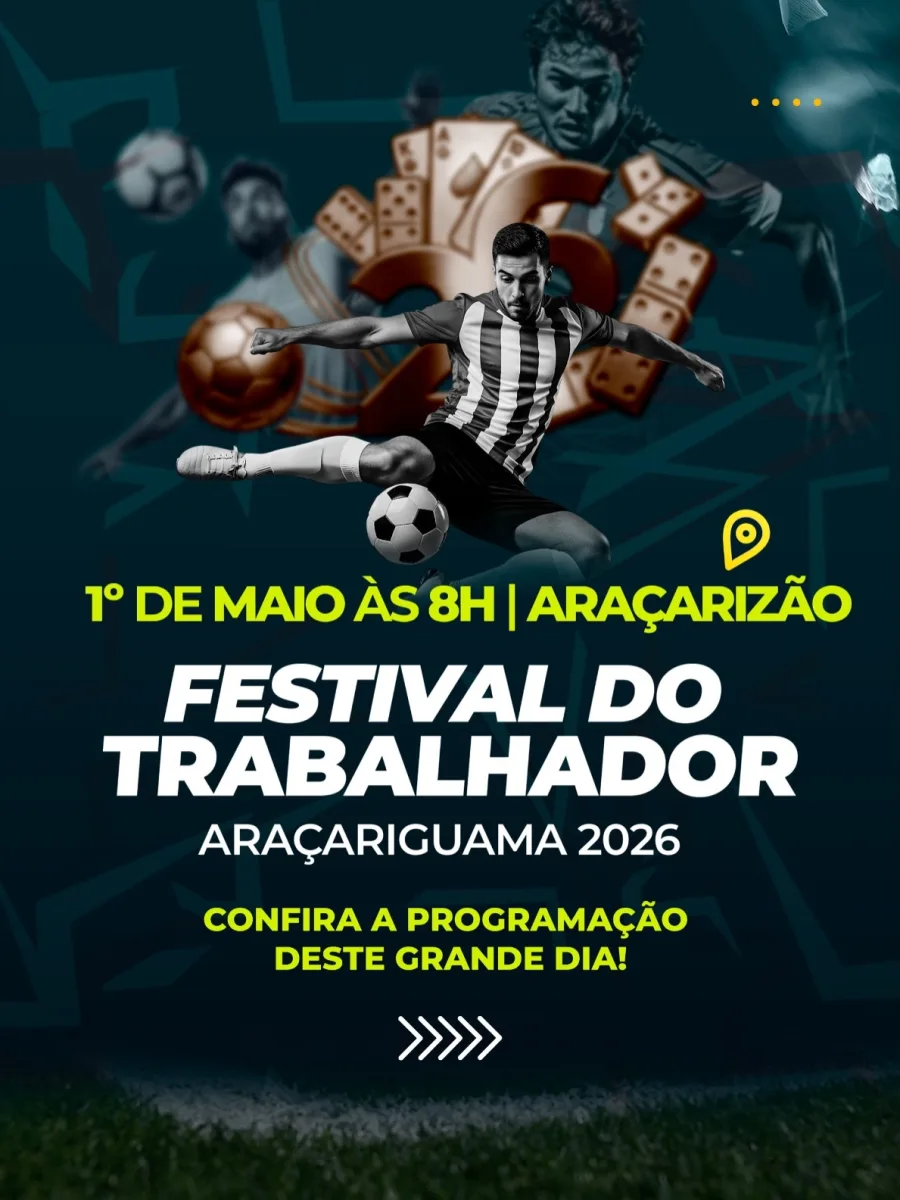 O evento integra as comemorações do Dia do Trabalhador e busca ampliar o acesso da população a atividades recreativas, com participação de moradores e trabalhadores do município em diferentes modalidades.