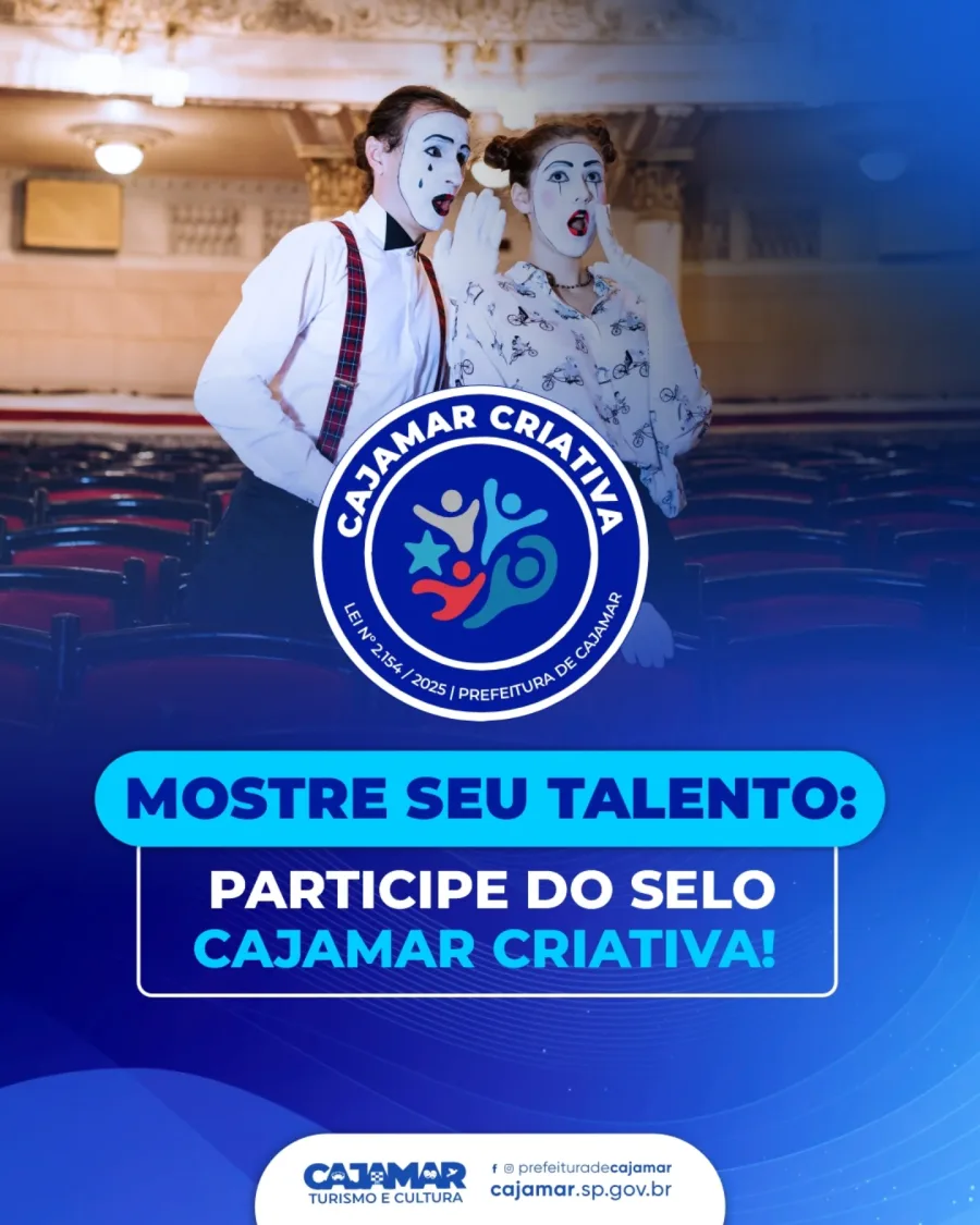 Como participar do Selo Cajamar Criativa e o que é preciso para se inscrever no programa cultural