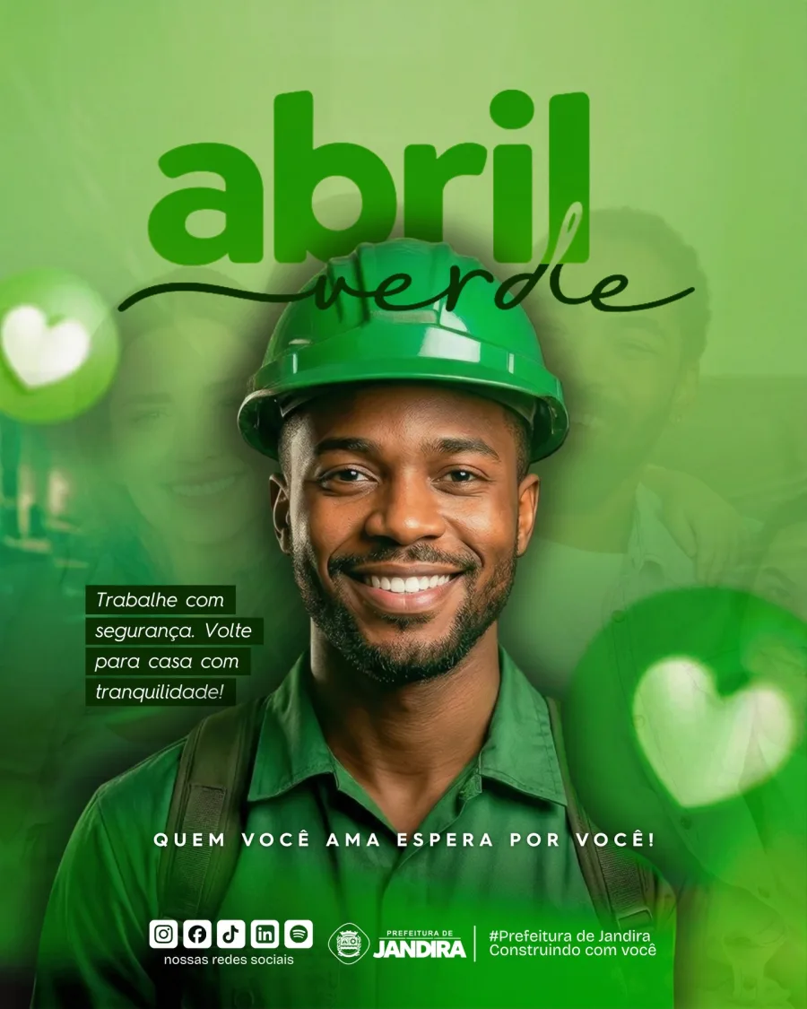 Abril Verde em Jandira reforça importância da segurança no trabalho e explica como prevenir acidentes