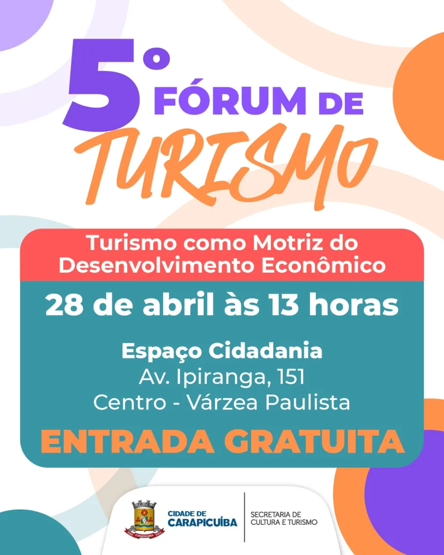 Evento gratuito discute estratégias para transformar cultura e gastronomia em oportunidades de renda e desenvolvimento.