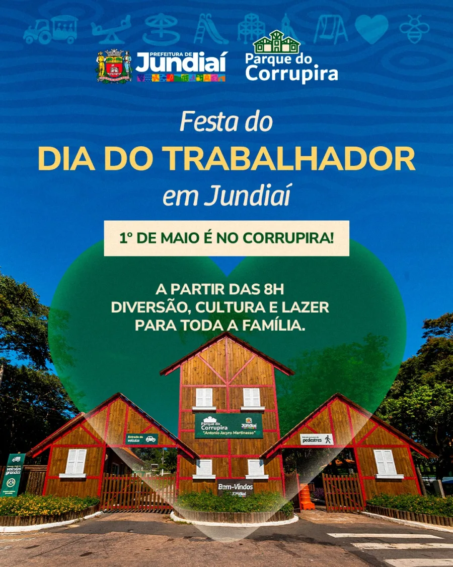 Dia do Trabalhador: festa em Jundiaí terá lazer, cultura e serviços gratuitos