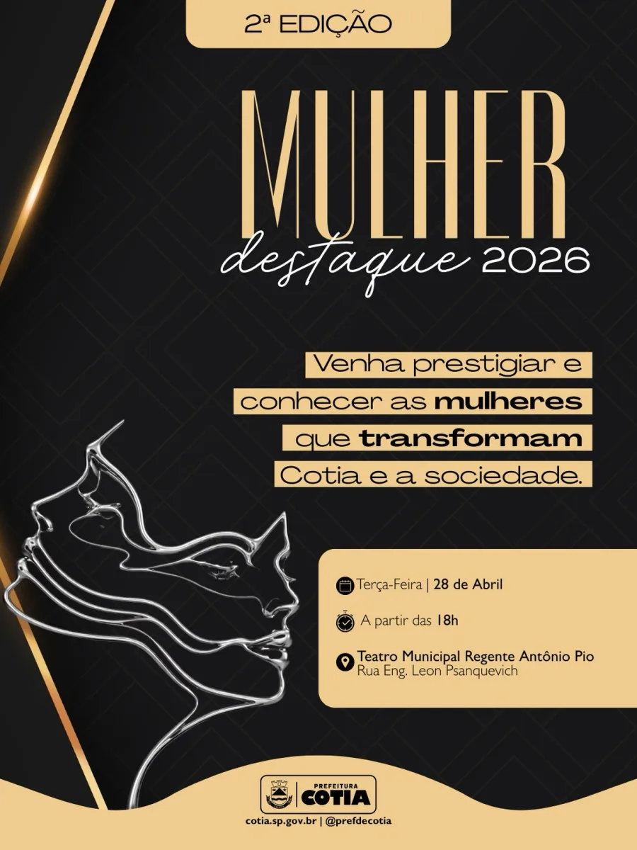 O evento acontece no Teatro Municipal Regente Antônio Pio, reunindo lideranças locais das áreas de saúde, educação e cultura, com o objetivo de dar visibilidade a trajetórias que impactam a população e fortalecem a presença feminina em espaços de atuação pública.