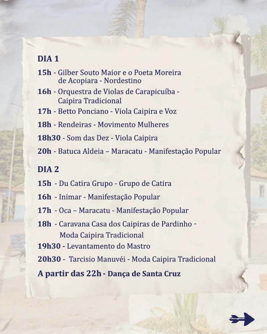 Festa de Santa Cruz: programação completa revela tradição, música e rituais que movimentam Carapicuíba