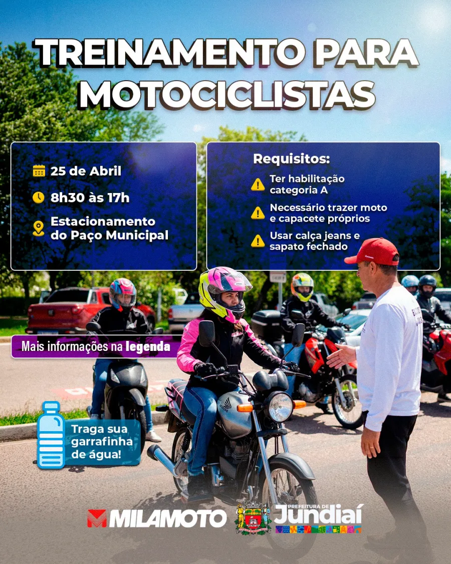 Como se inscrever: A inscrição é GRATUITA e deve ser feita exclusivamente via WhatsApp: 📲 (11) 97704-4328 (Aos cuidados de Henrique). Informe seu Nome Completo, RG e CPF. Vagas limitadas!