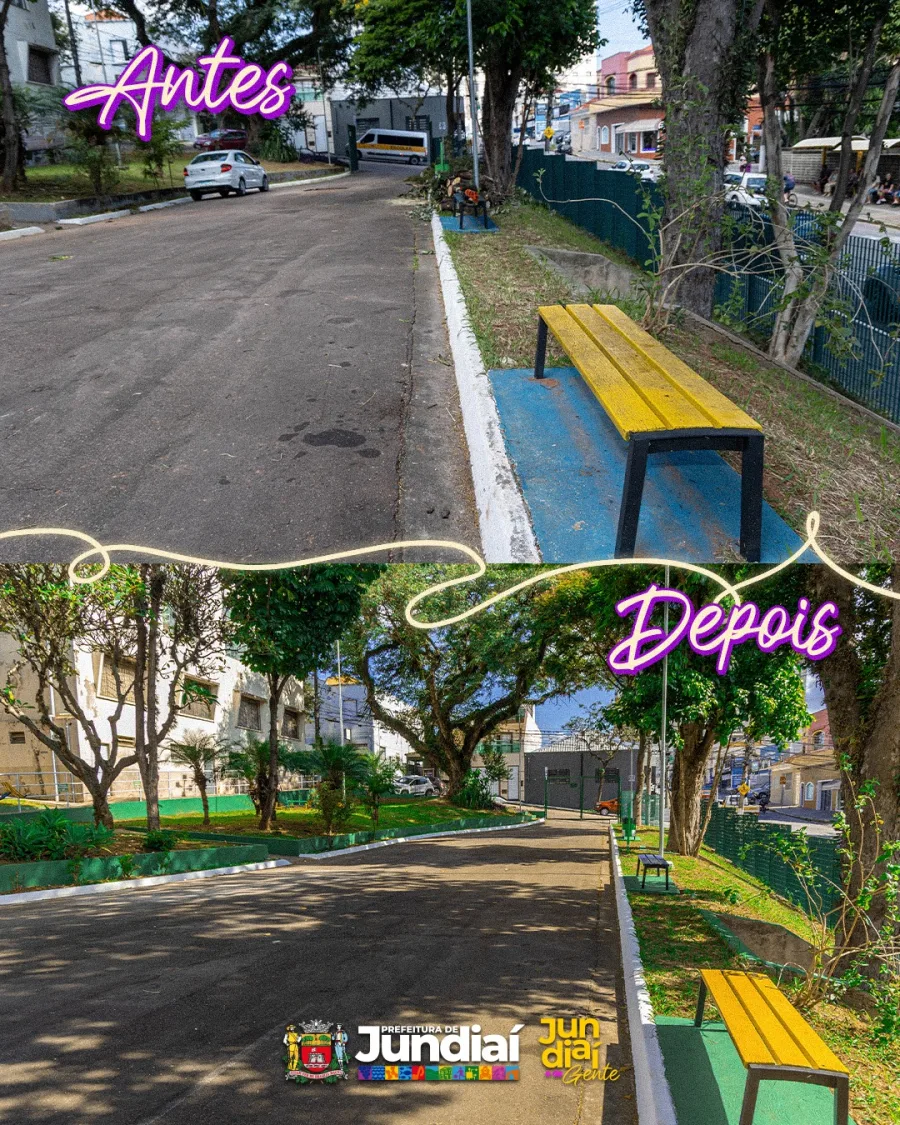 A diferença entre antes e depois é evidente nas imagens. O que parecia abandonado agora transmite sensação de manutenção constante, algo raro em espaços públicos