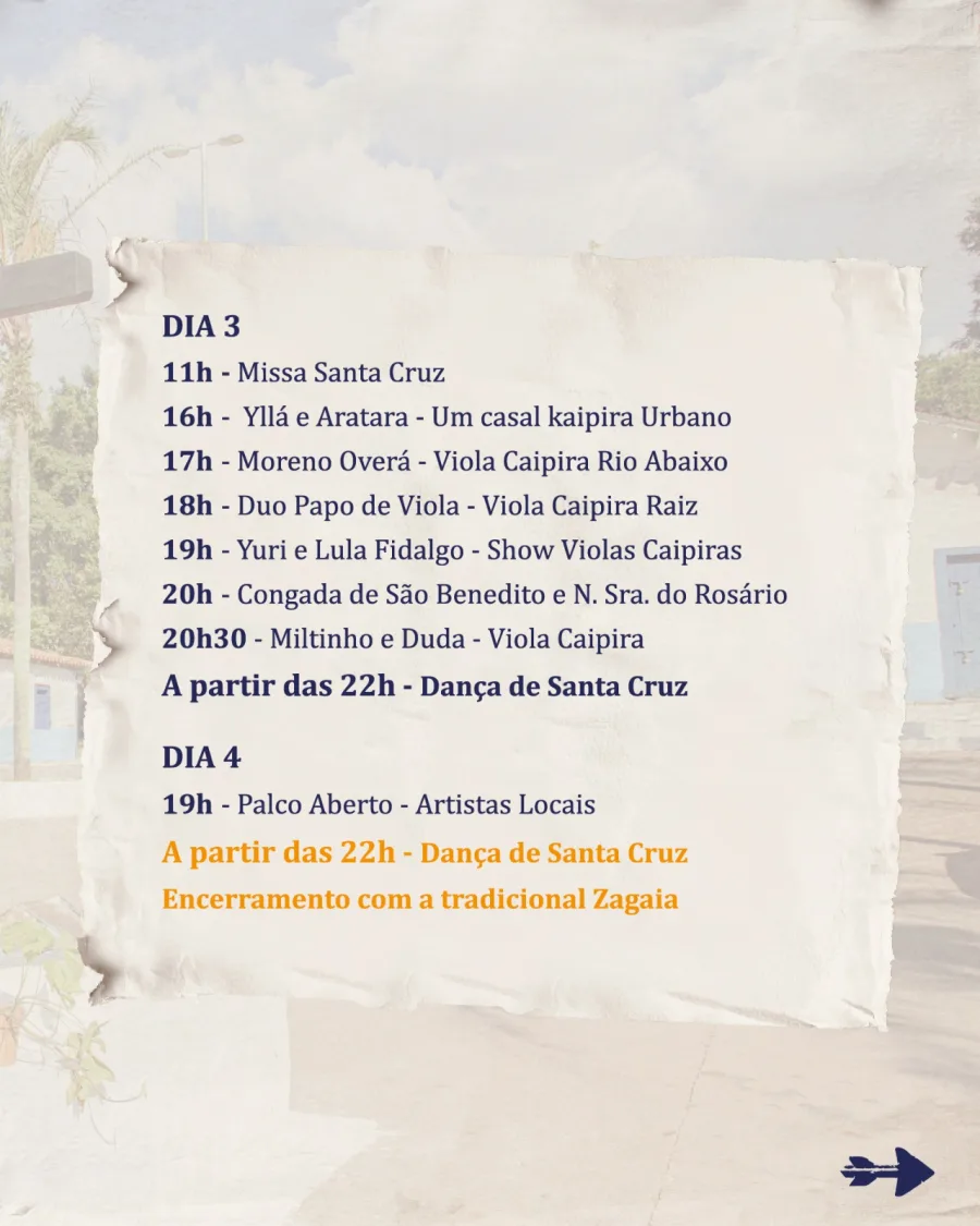 Festa de Santa Cruz: evento reúne cultura popular, shows e celebrações religiosas em quatro dias intensos