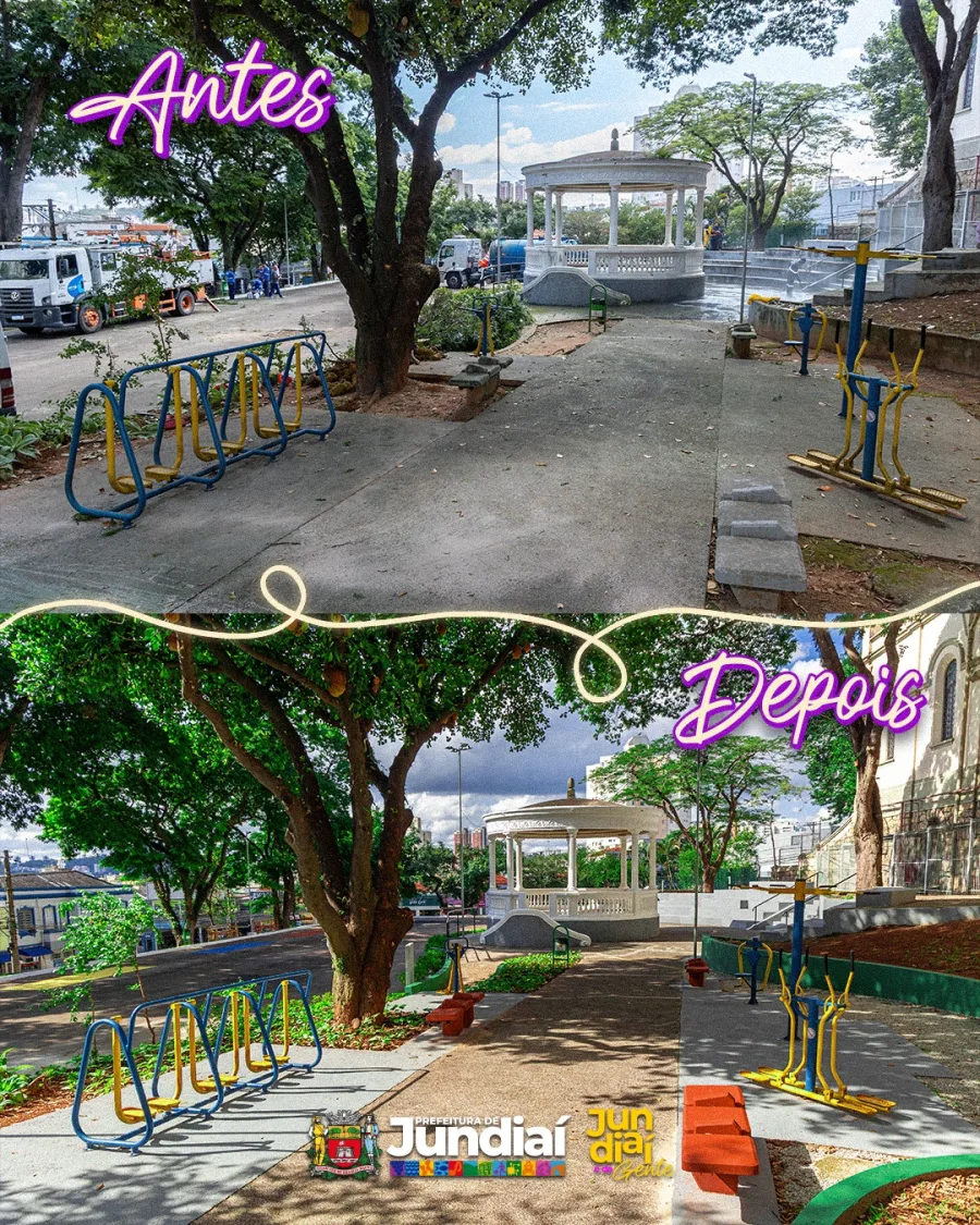 Não é só estética. A limpeza do entorno e a reorganização da área deixam a circulação mais simples. Bancos e equipamentos parecem novamente utilizáveis no dia a dia