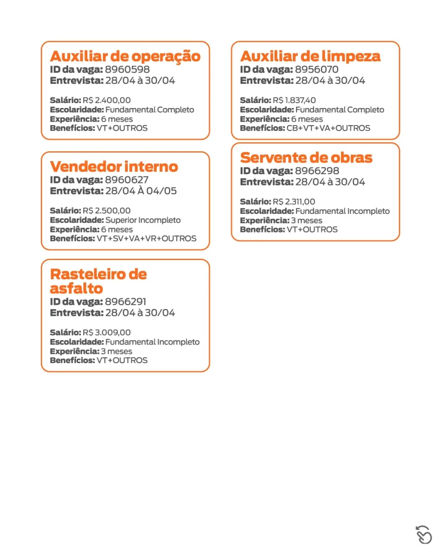 Quem prefere atendimento presencial pode ir à Casa do Trabalhador, no Ganha Tempo. O endereço é Av. Henriqueta Mendes Guerra, 550, com suporte também pelo telefone (11) 4199-1290.