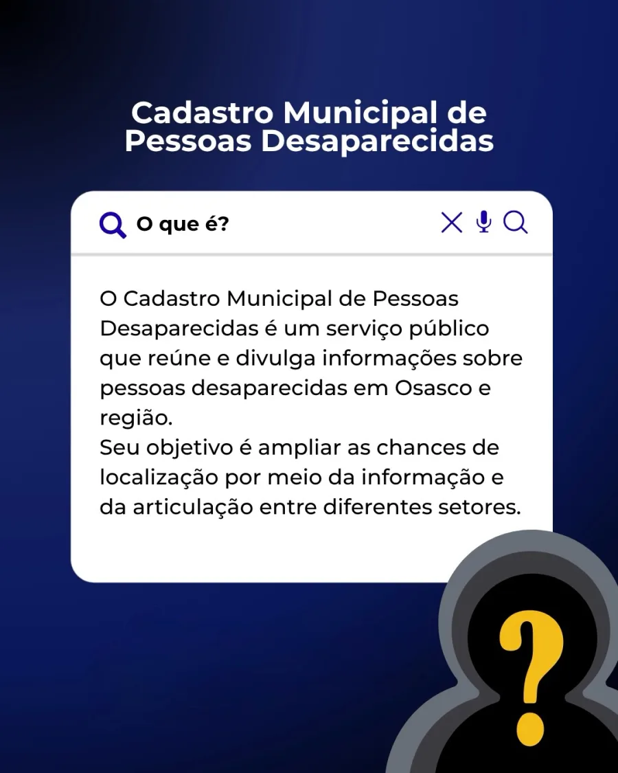 A plataforma está no site osasco.sp.gov.br. Qualquer pessoa pode acessar e registrar casos com informações básicas e atualizadas.