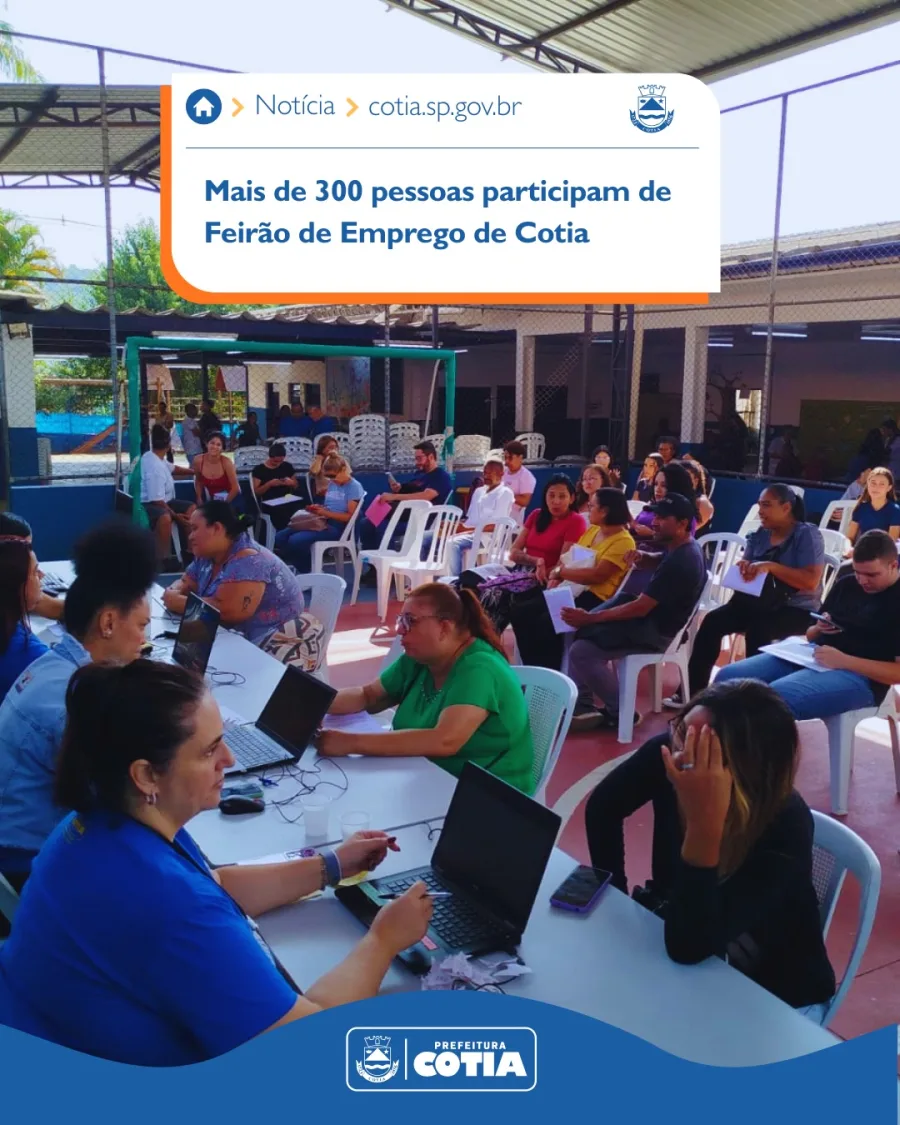 Durante o evento, os participantes puderam entregar currículos, participar de entrevistas presenciais e ampliar o contato direto com recrutadores. A ação integra estratégias do município para estimular a empregabilidade e facilitar o acesso ao mercado de trabalho.