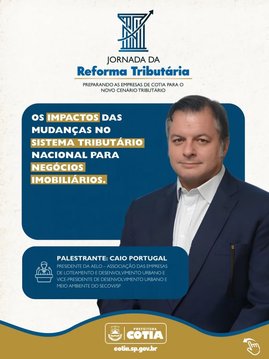 Com palestra gratuita e inscrições abertas, o evento busca orientar empresários sobre os efeitos práticos da reforma tributária, incluindo alterações que podem influenciar custos, planejamento e operação dos negócios.