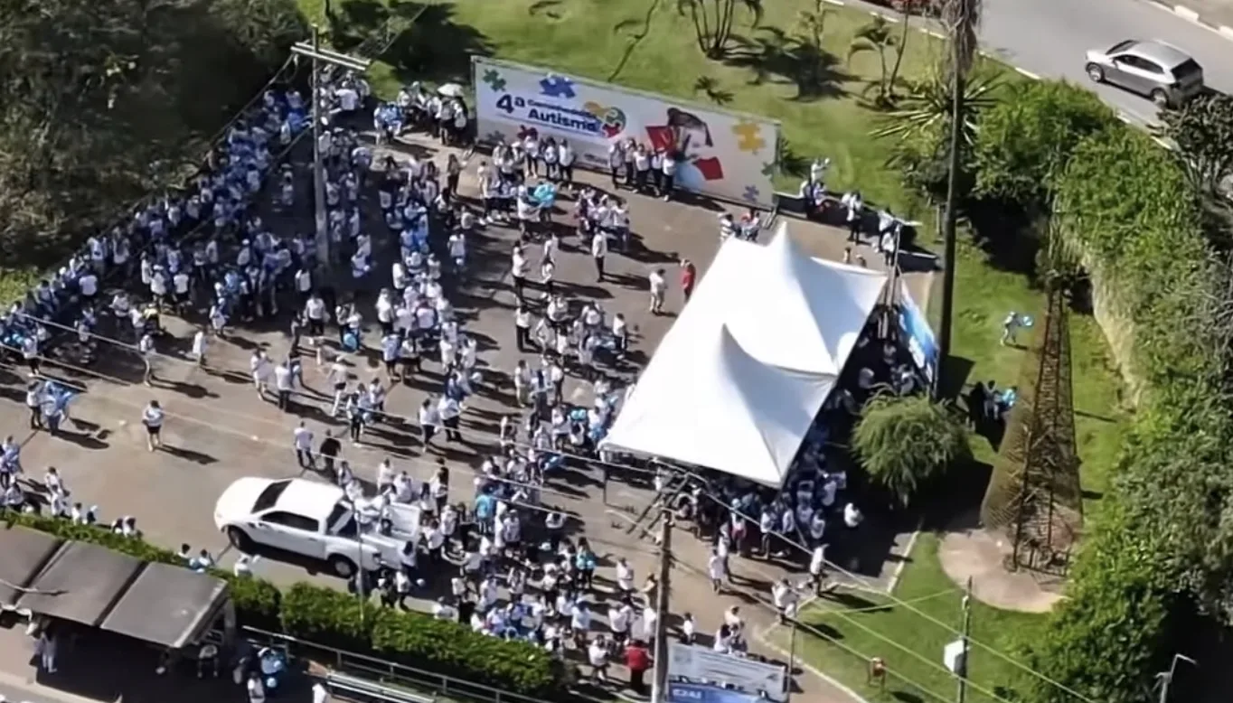 Caminhada do Autismo em Caieiras reuniu moradores e reforçou a importância da inclusão