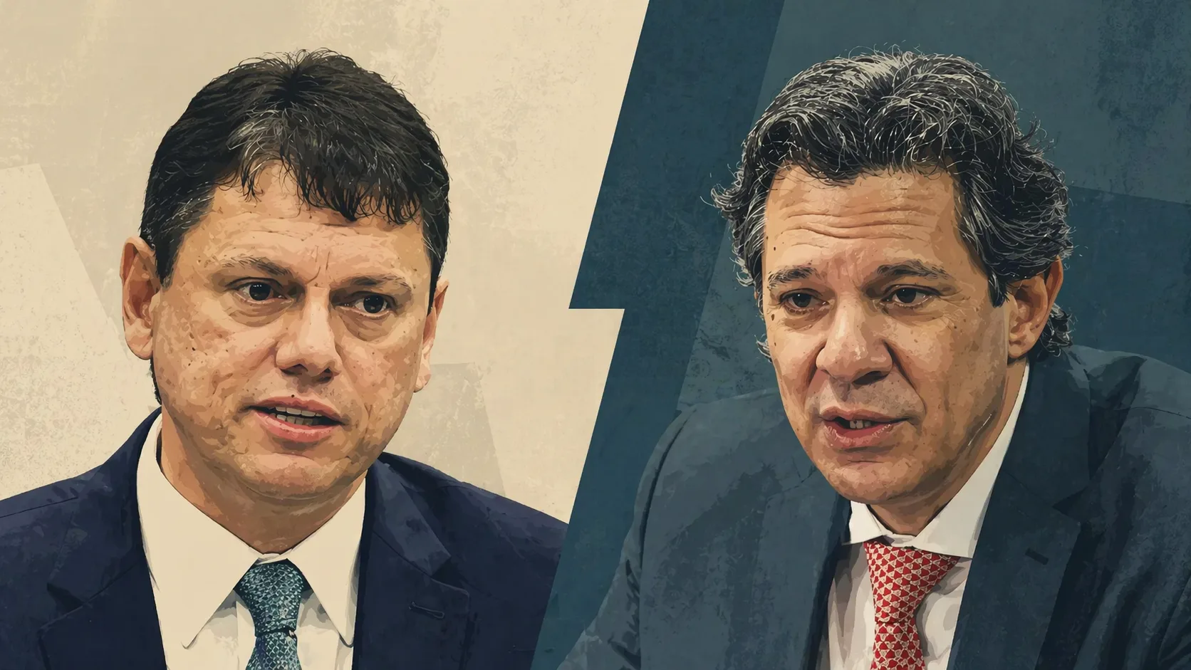 Pesquisa em São Paulo testa força de Tarcísio e Haddad em cenário marcado por polarização