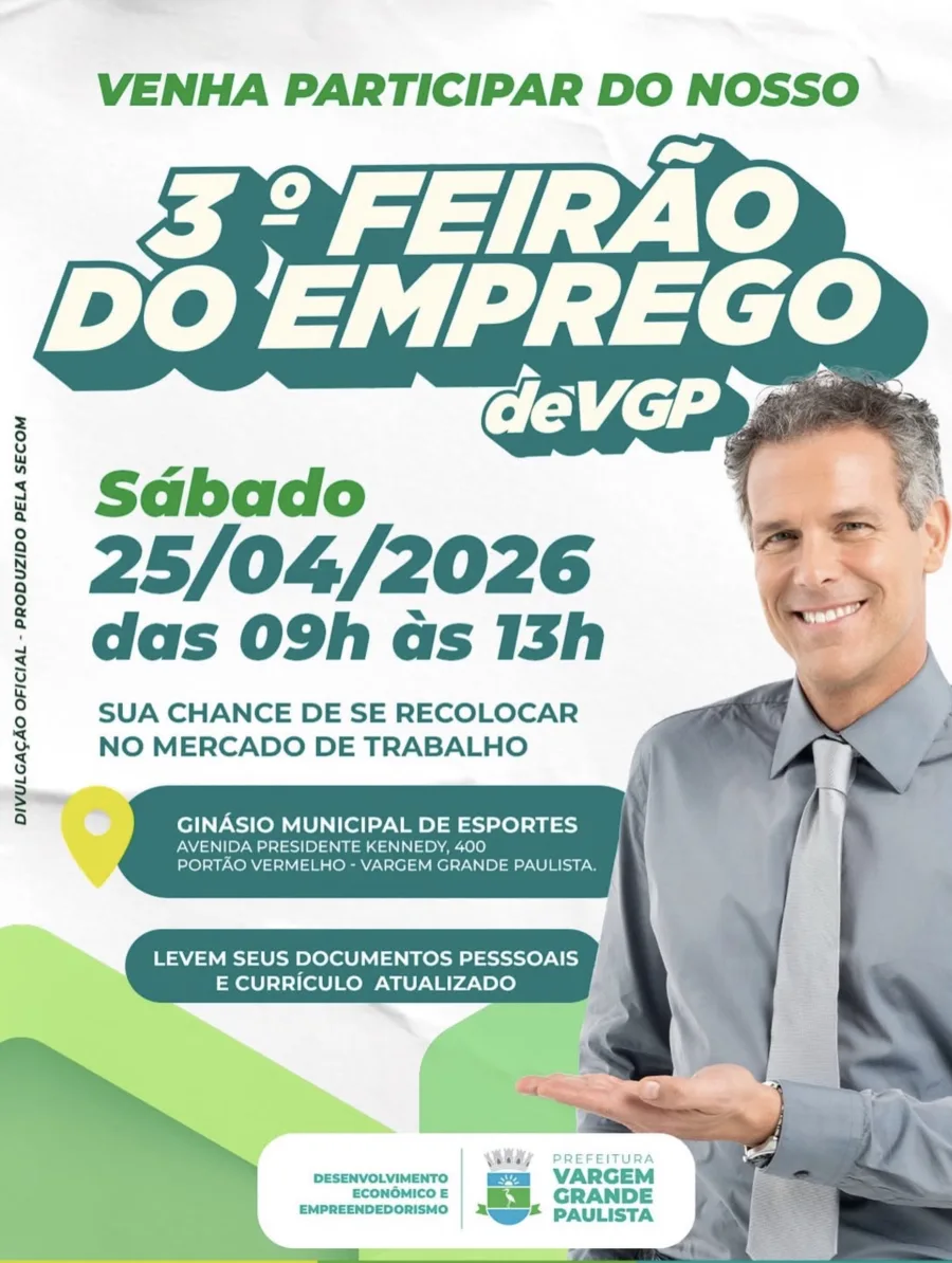 Feirão do emprego chega à terceira edição com expectativa de ampliar vagas e conectar trabalhadores ao mercado formal