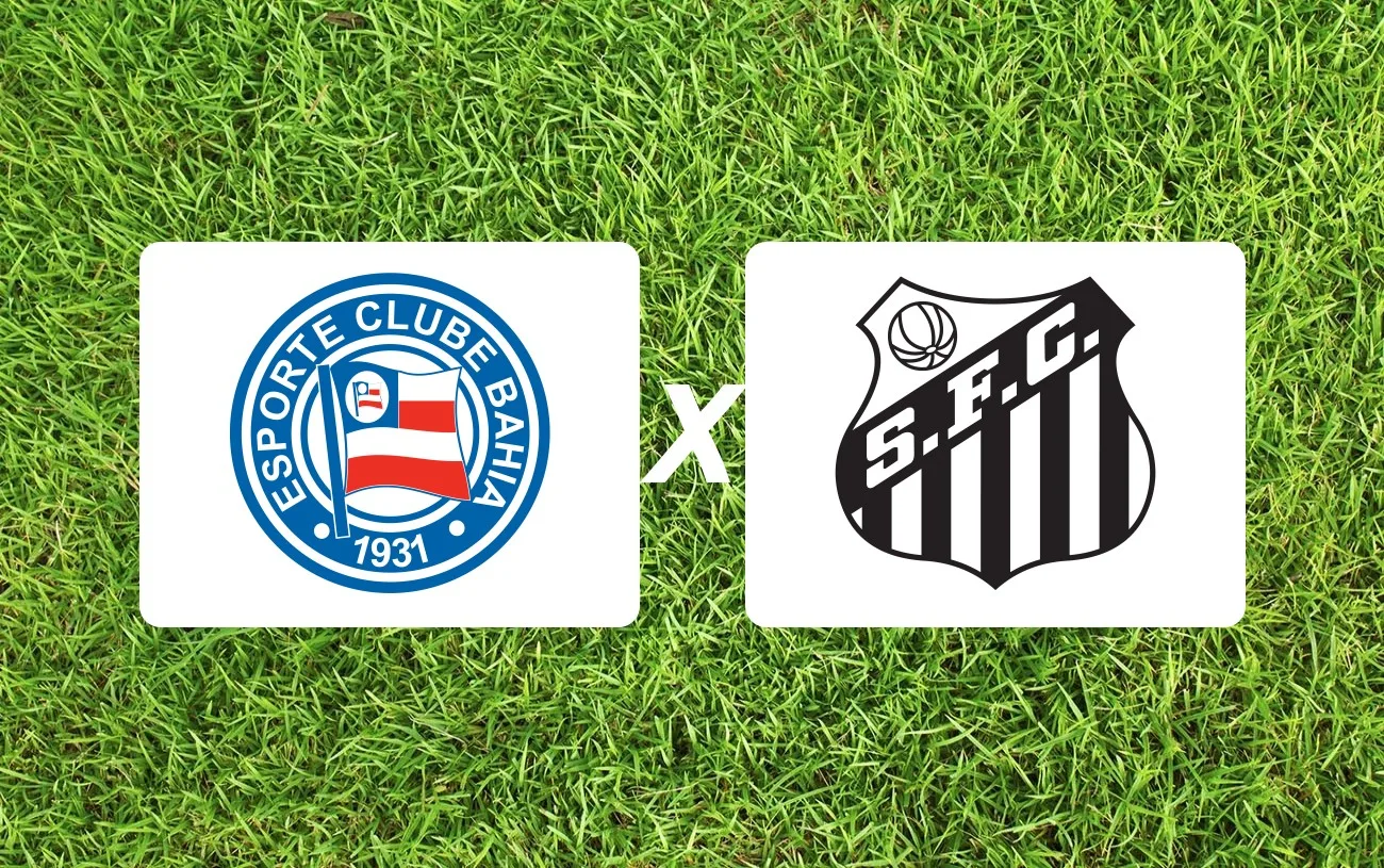 Bahia x Santos Onde Assistir, horário e palpite: duelo pressionado no Brasileirão pode mudar rumo das equipes