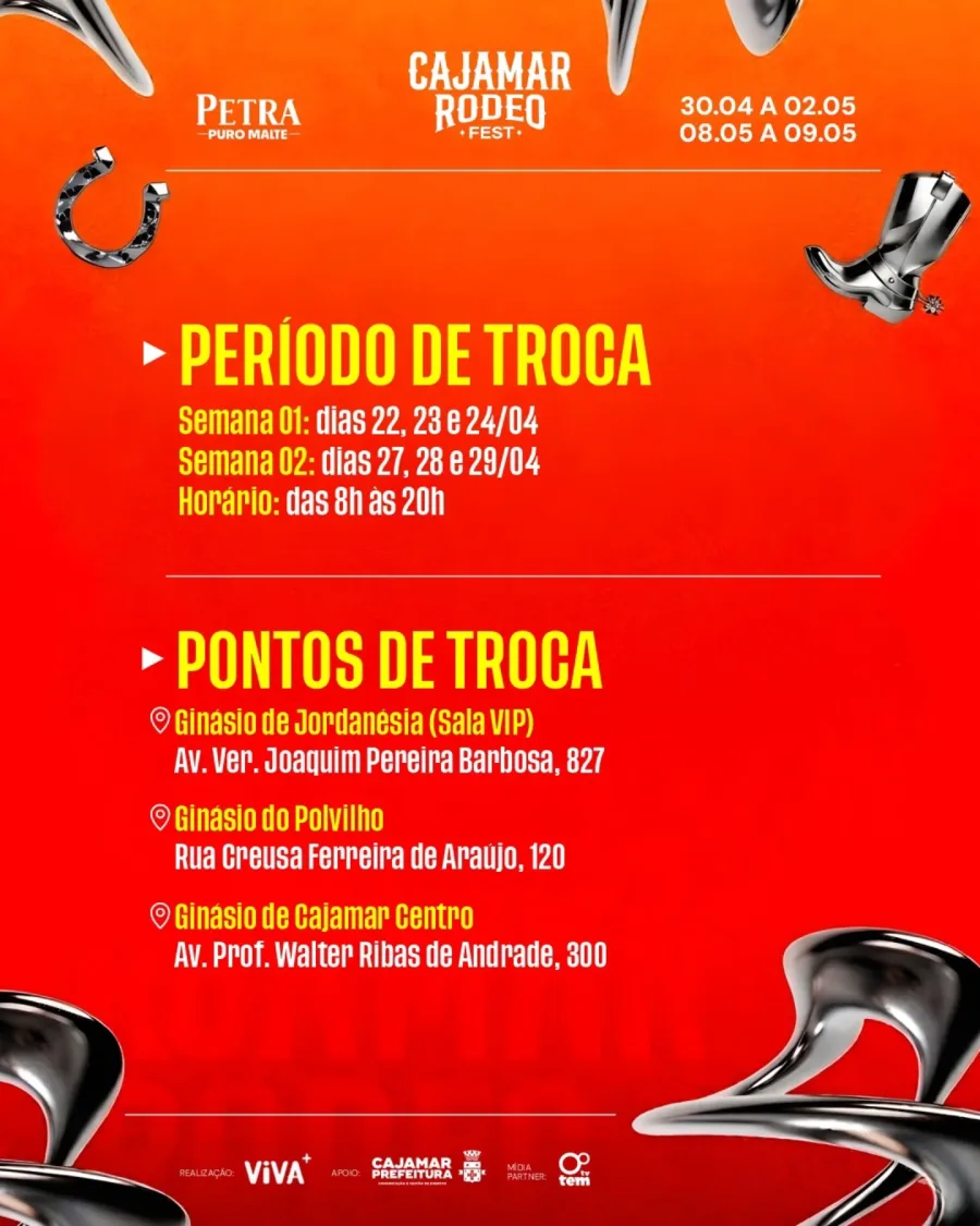 Quer ir ao Cajamar Rodeo Fest sem pagar ingresso? Descubra a regra que muita gente ainda não entendeu