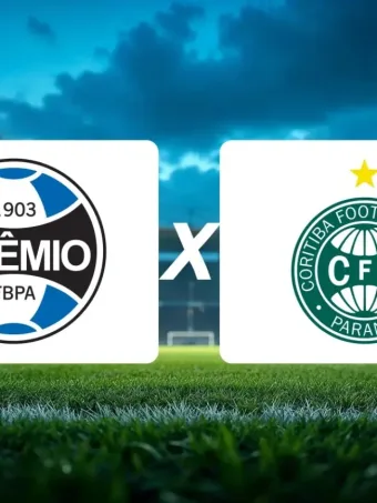 Onde assistir Grêmio x Coritiba hoje 26/04/2026 pela 13ª rodada do Brasileirão