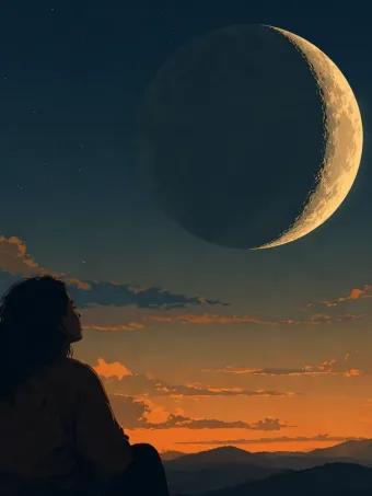 Lua Hoje 23/04/2026: Fase Crescente avança e muda o céu até maio