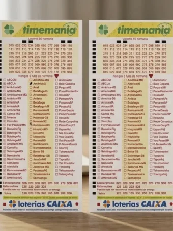 Timemania 2384: Resultado e números sorteados 25/04/2026