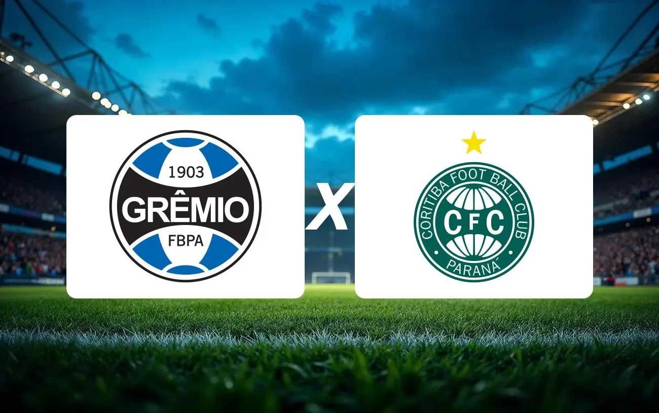 Grêmio x Coritiba Onde Assistir, horário e palpite: duelo direto contra o Z-4 agita o Campeonato Brasileiro