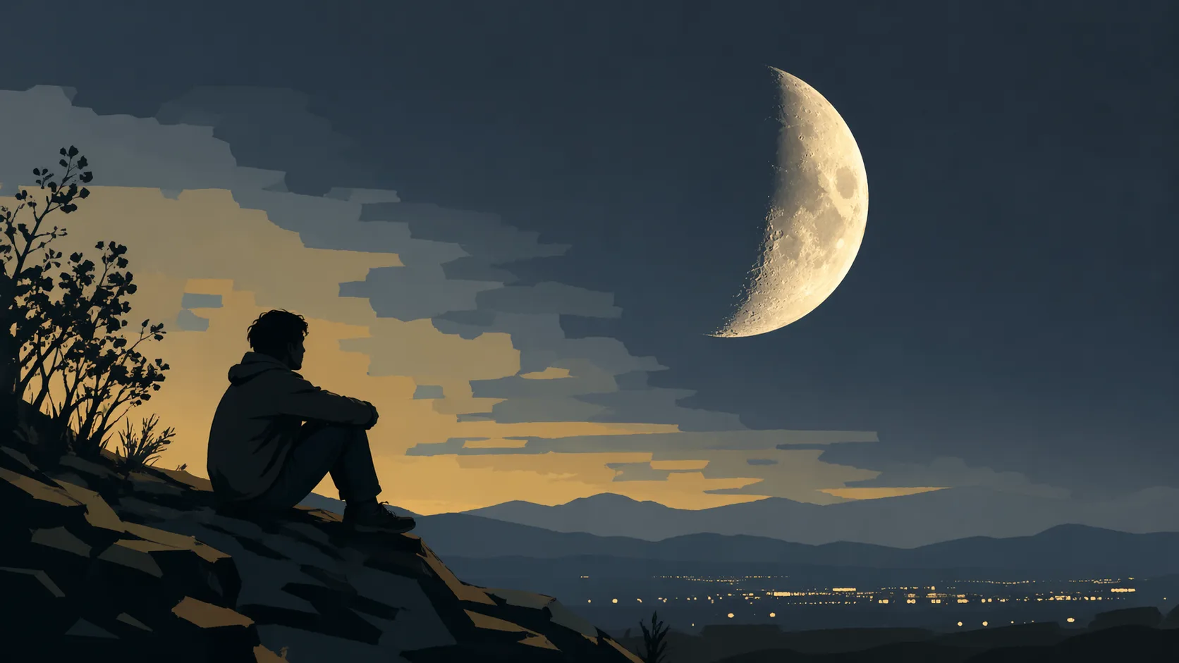 Lua Hoje 24/04/2026: veja por que ela já parece mais brilhante na fase Crescente e o que esperar nos próximos dias