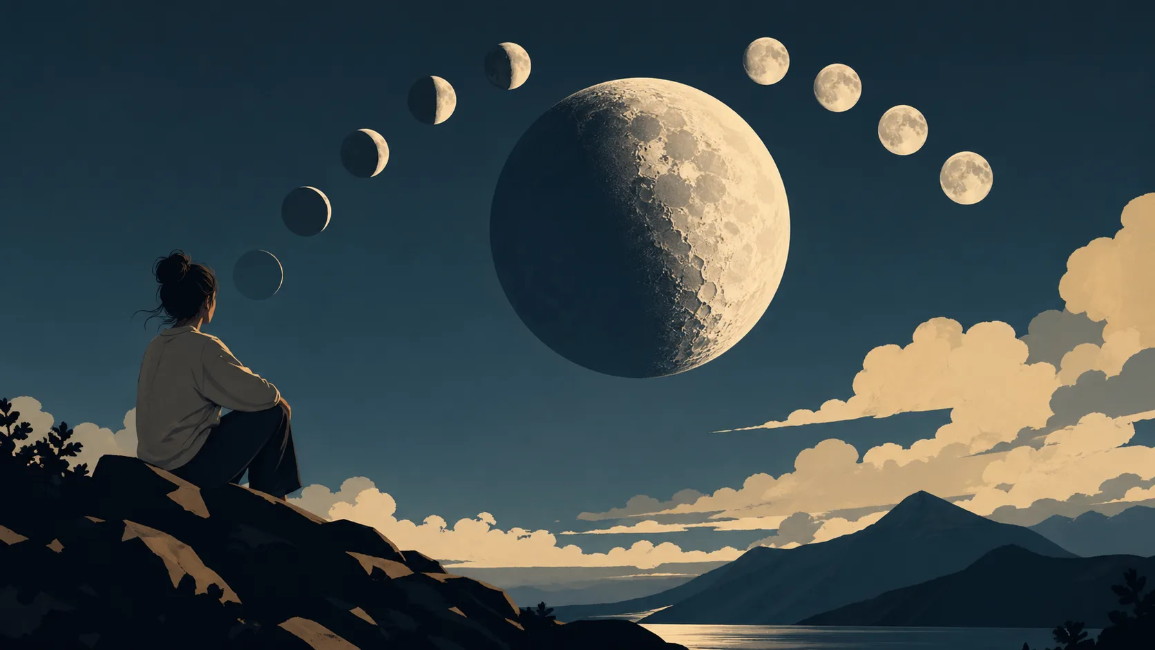 Lua Hoje 25/04/2026: o que significa a Lua crescente e como ela evolui no céu