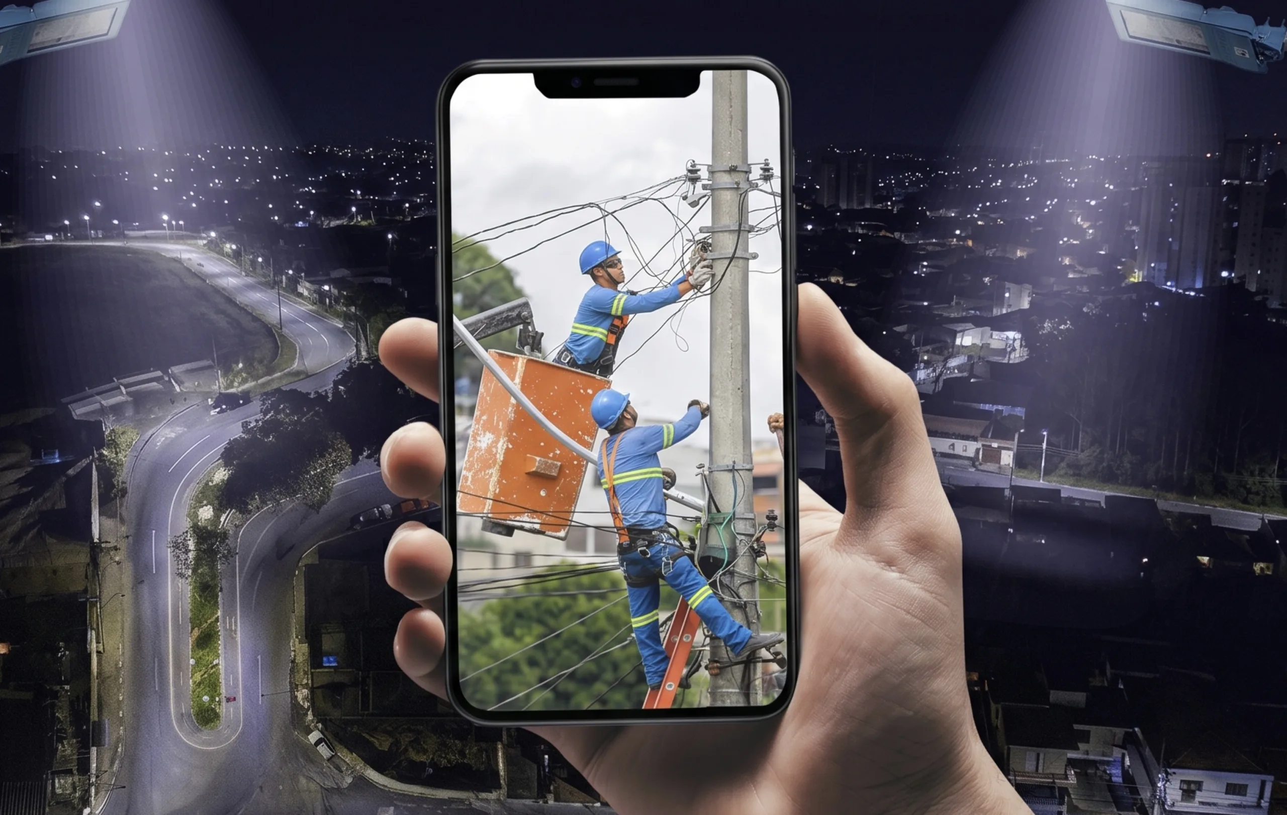 Serviço de iluminação pública em Itapevi permite solicitação gratuita de manutenção 24 horas