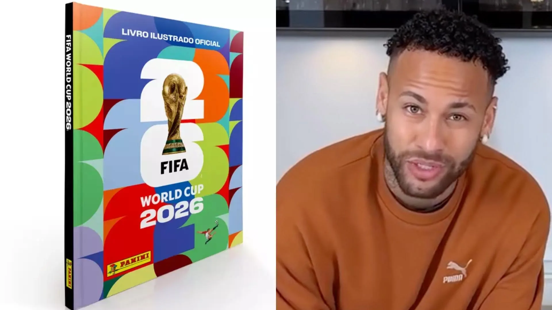Neymar fora do álbum da Copa 2026? Álbum exclui o jogador do Santos FC e inclui Rodrygo lesionado antes da convocação oficial