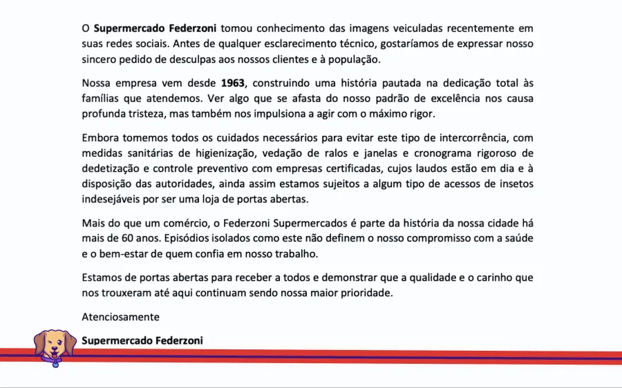 Nota oficial tenta conter repercussão após flagrante no setor de geladeiras