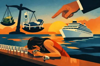 Tequila demais: Mulher bebeu 14 shots em cruzeiro e o que aconteceu depois fez a empresa pagar R$ 1,4 milhão, veja como a Justiça decidiu