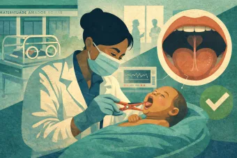 Você sabe por que esse teste feito em recém-nascidos pode evitar problemas graves? Descubra o que é o Teste da Linguinha