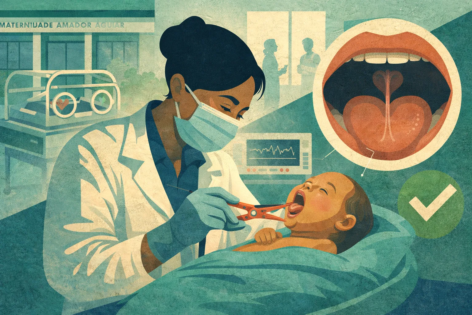 Você sabe por que esse teste feito em recém-nascidos pode evitar problemas graves? Descubra o que é o Teste da Linguinha