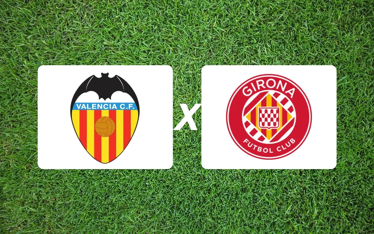 Valencia x Girona Onde Assistir, horário e palpite: duelo direto agita a LaLiga com times separados por dois pontos na tabela