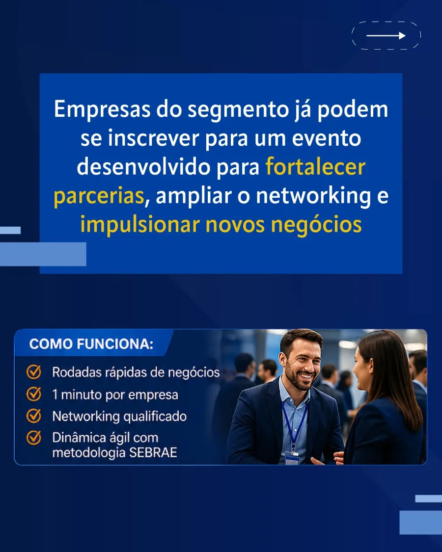 Evento do Sebrae em Cajamar: entenda a dinâmica que promete gerar novos contratos