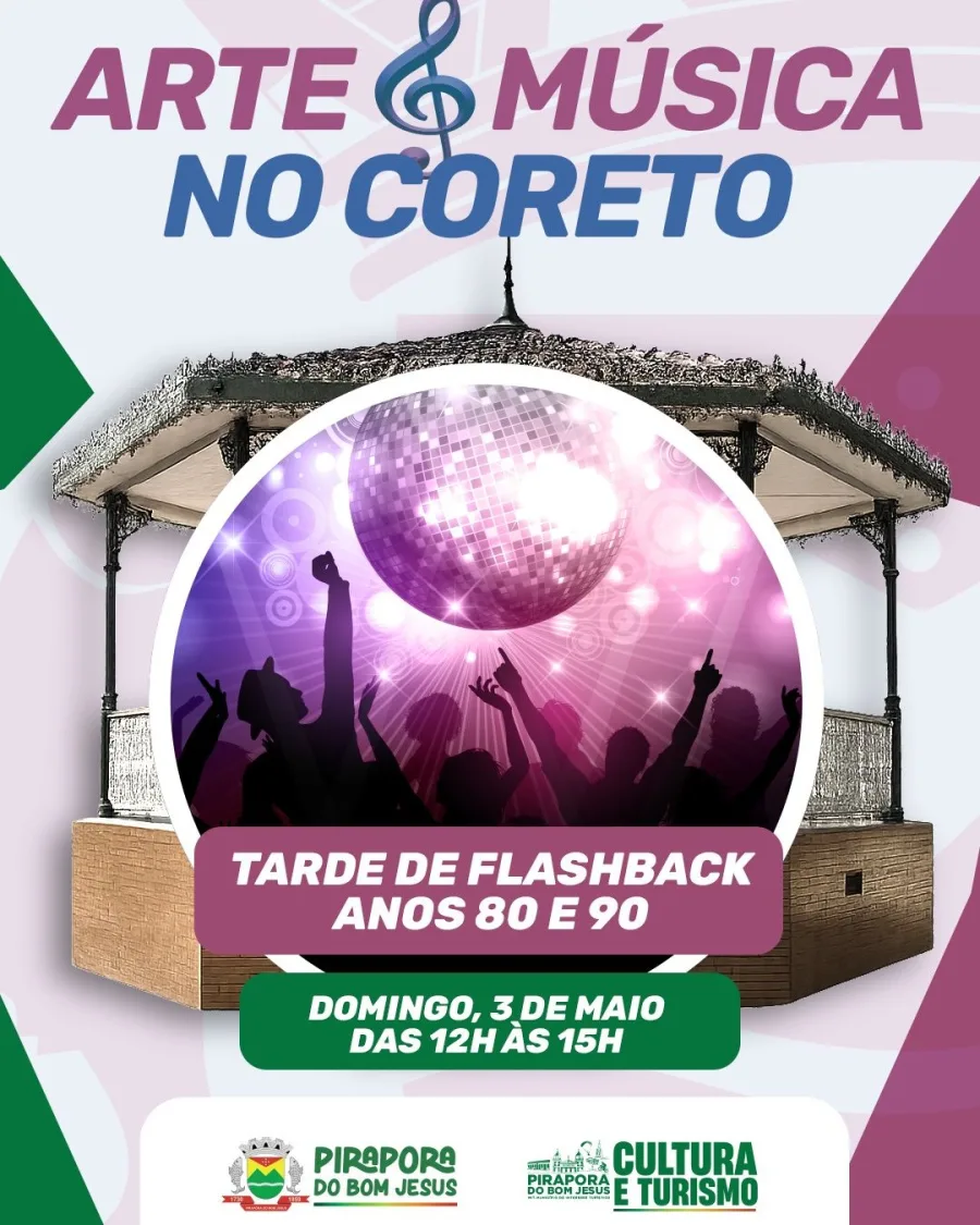 Marcado para o dia 3 de maio, o encontro acontece das 12h às 15h e aposta em um repertório voltado ao flashback, com músicas que marcaram as décadas de 70, 80 e 90. A proposta é atrair diferentes gerações para um dos principais pontos turísticos da cidade, criando um ambiente de convivência ao ar livre.