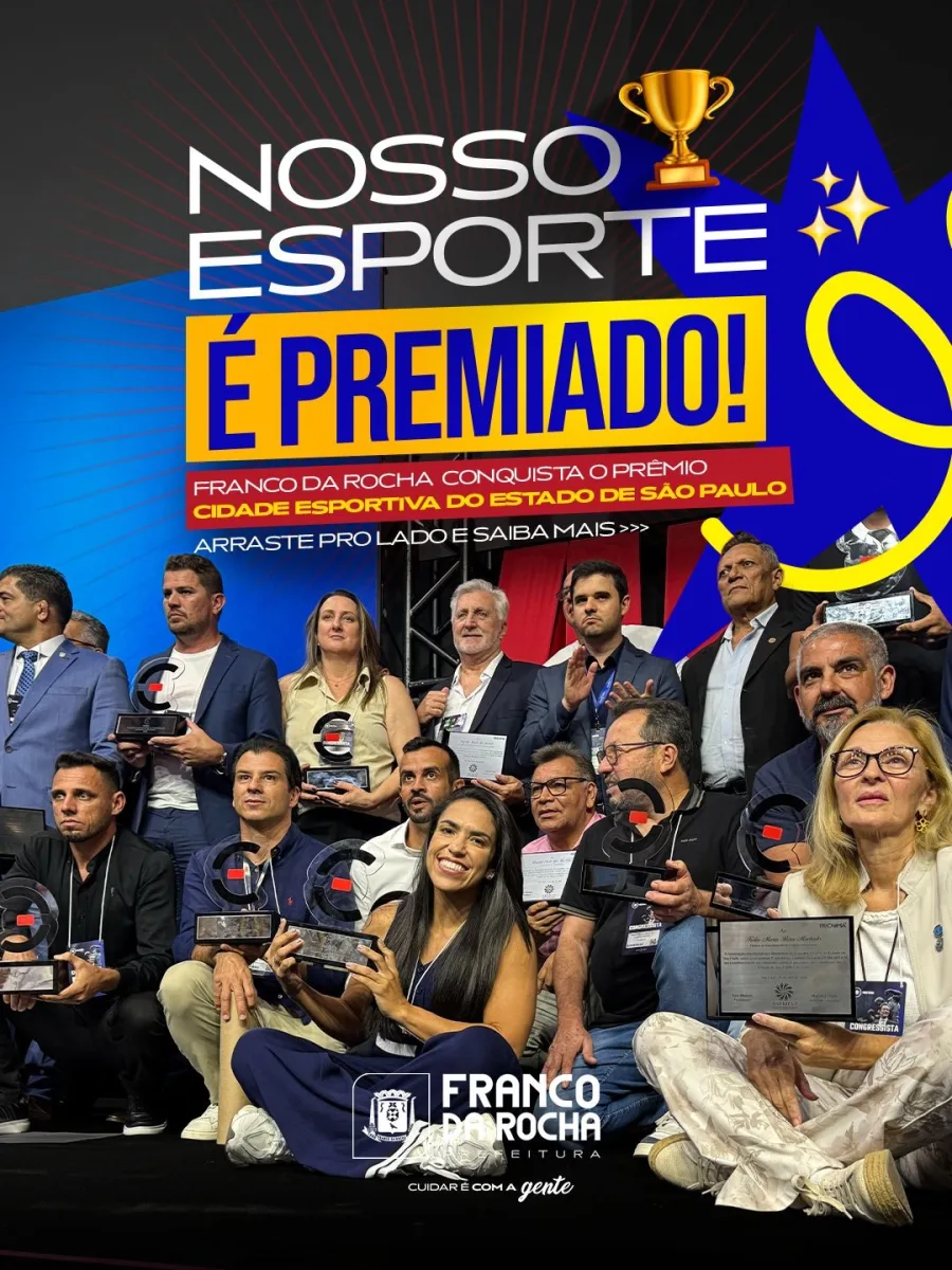 O reconhecimento foi concedido com base em programas que ampliam o acesso ao esporte no município, atendendo diferentes públicos, incluindo idosos, pessoas com deficiência, mulheres e jovens em formação.