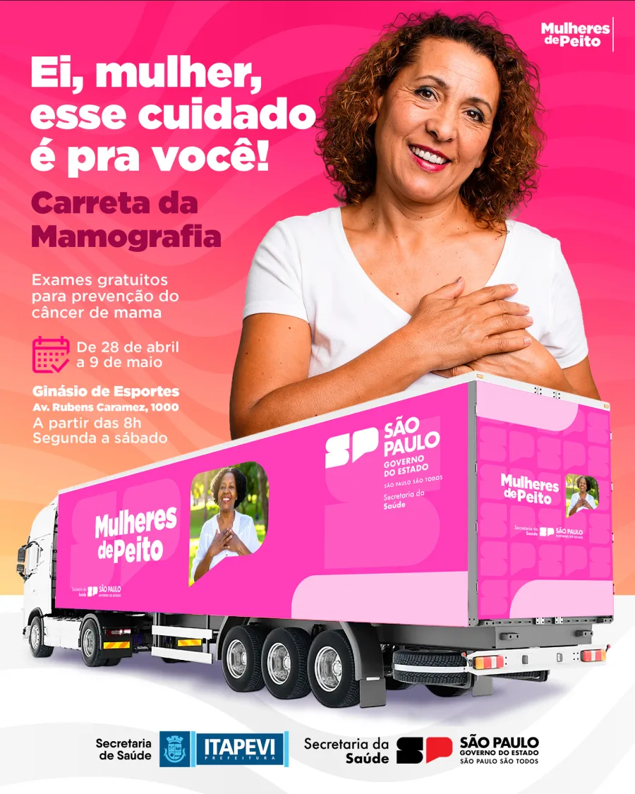 A estrutura móvel integra uma estratégia de ampliação do acesso ao diagnóstico precoce, considerado fundamental para reduzir a mortalidade associada à doença. O atendimento acontece de segunda a sábado, com capacidade ajustada à operação do equipamento instalado na unidade itinerante.