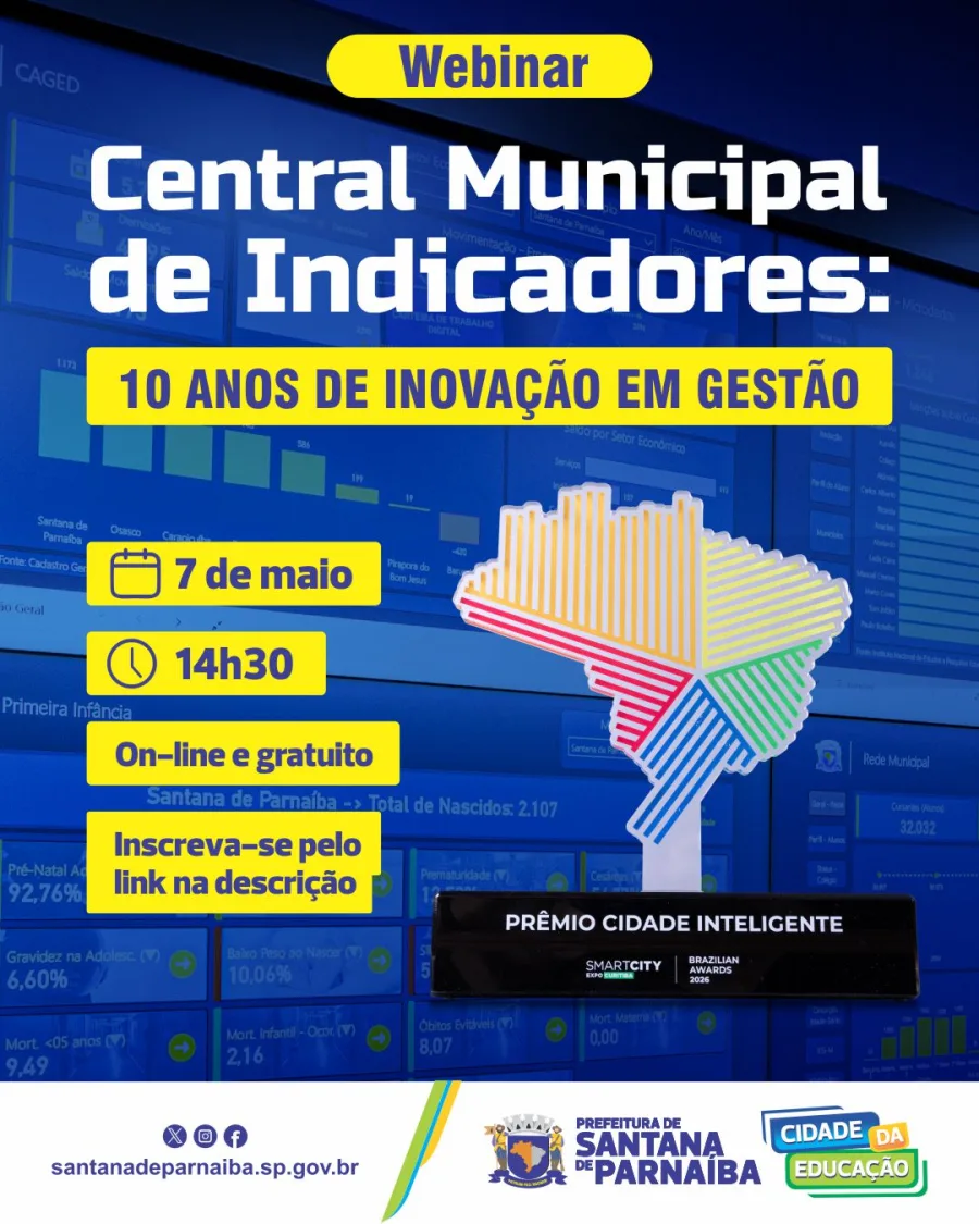 O encontro será realizado de forma on-line e contará com apresentação de práticas adotadas ao longo da última década, incluindo o uso de tecnologia para transformar dados em políticas públicas. As inscrições estão abertas por meio da plataforma Sympla.