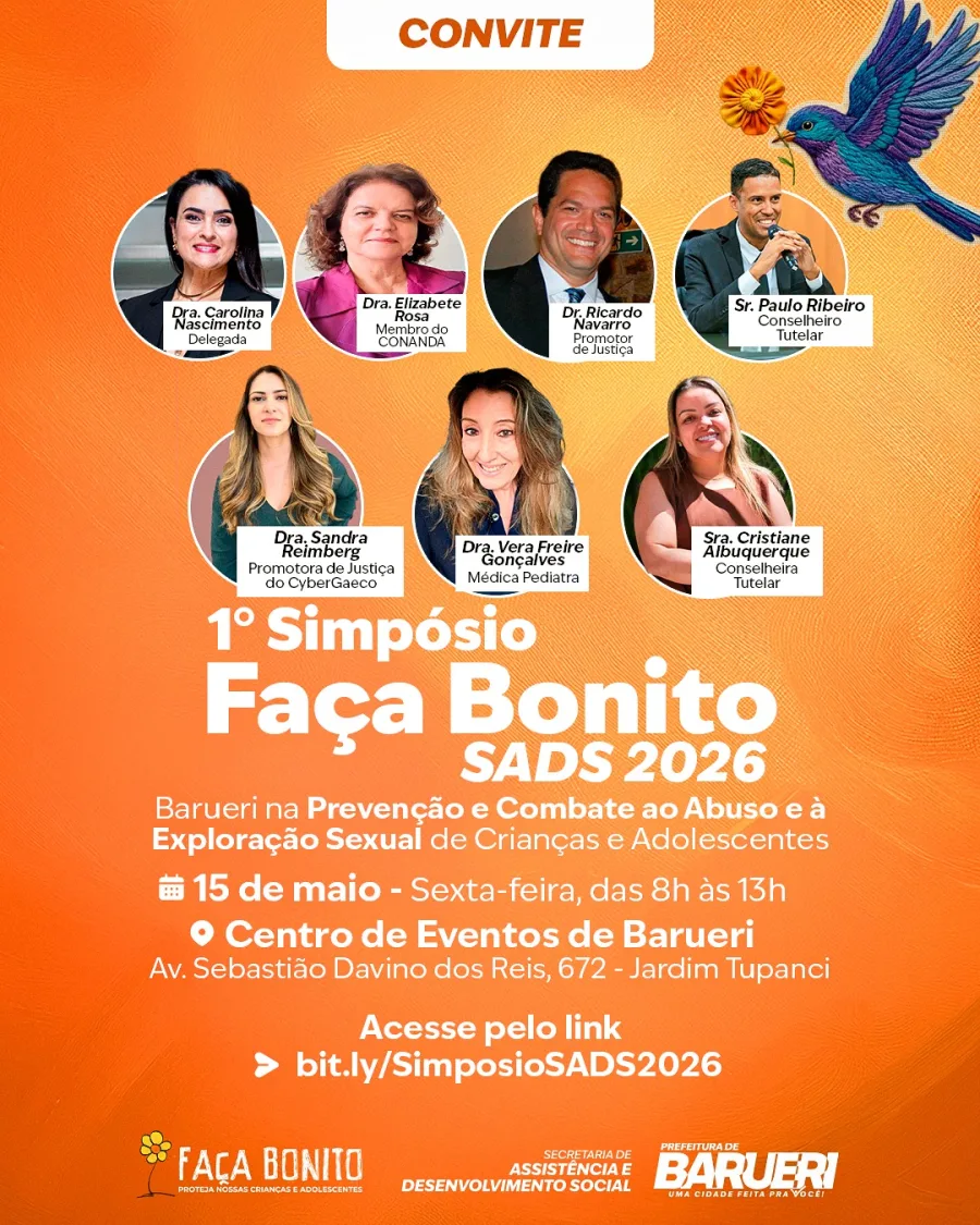 Com programação concentrada no período da manhã, das 8h às 13h, o evento propõe discussões práticas sobre identificação de sinais de violência, atuação institucional e desafios atuais, incluindo impactos do ambiente digital. A participação é gratuita, mediante inscrição prévia online.