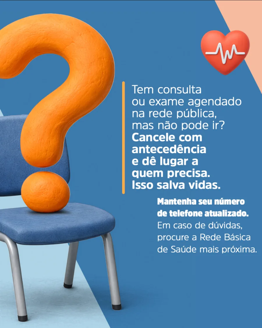O que acontece quando paciente falta em consulta em Itapevi e não avisa a unidade de saúde antes do horário