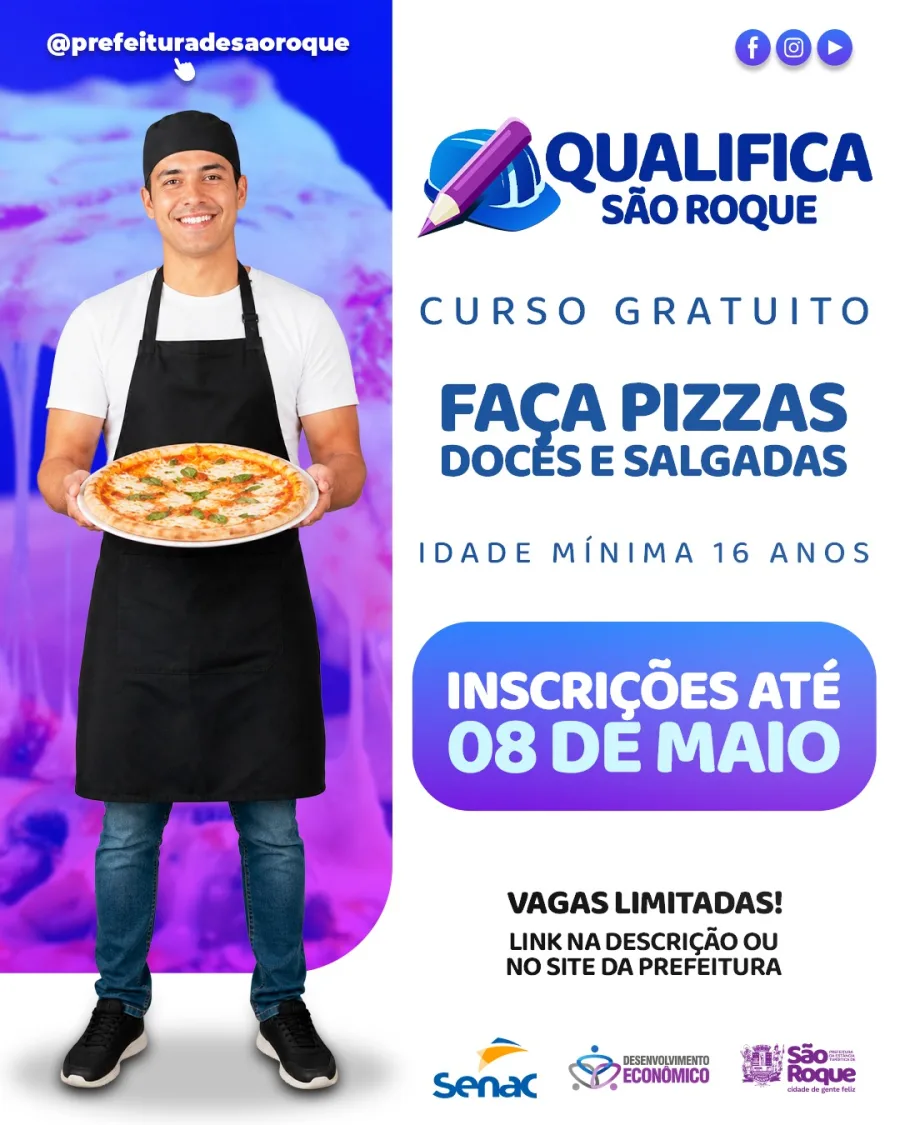 As aulas estão programadas para ocorrer entre os dias 11 e 25 de maio, sempre às segundas e quartas-feiras, no período da tarde. O conteúdo inclui técnicas de preparo, noções de higiene e orientações voltadas à comercialização dos produtos.