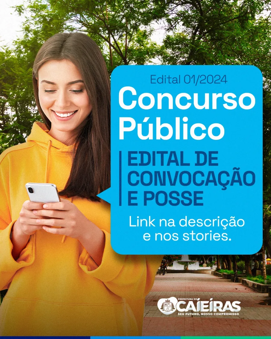 Caieiras divulga editais de convocação e posse para concursos públicos de diferentes áreas