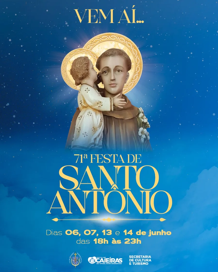 O evento acontecerá nos dias 6, 7, 13 e 14 de junho, sempre das 18h às 23h, com programação voltada para toda a família.