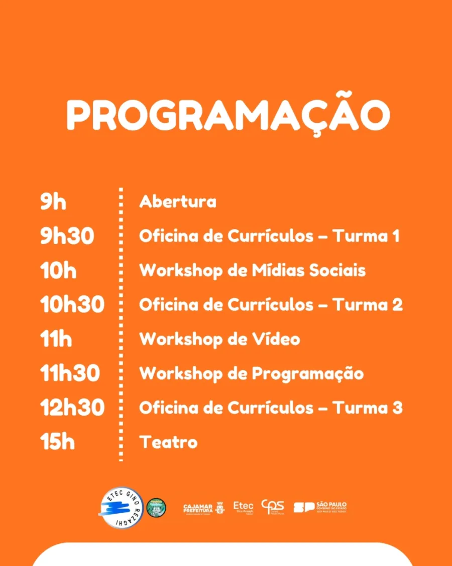Evento em Cajamar reúne workshops, Procon, corte de cabelo e cadastro para vagas de emprego