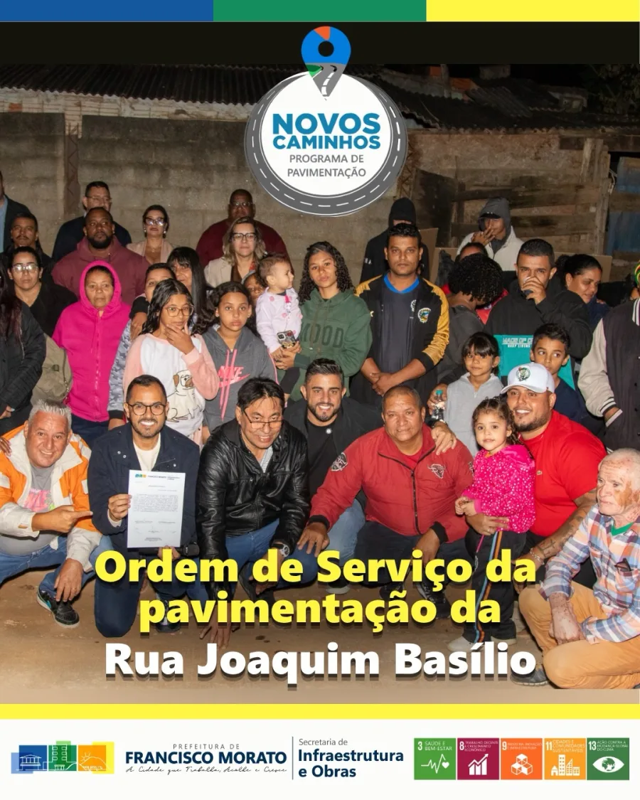 As intervenções fazem parte do programa Novos Caminhos e serão realizadas com recursos de convênio firmado com o Governo do Estado.