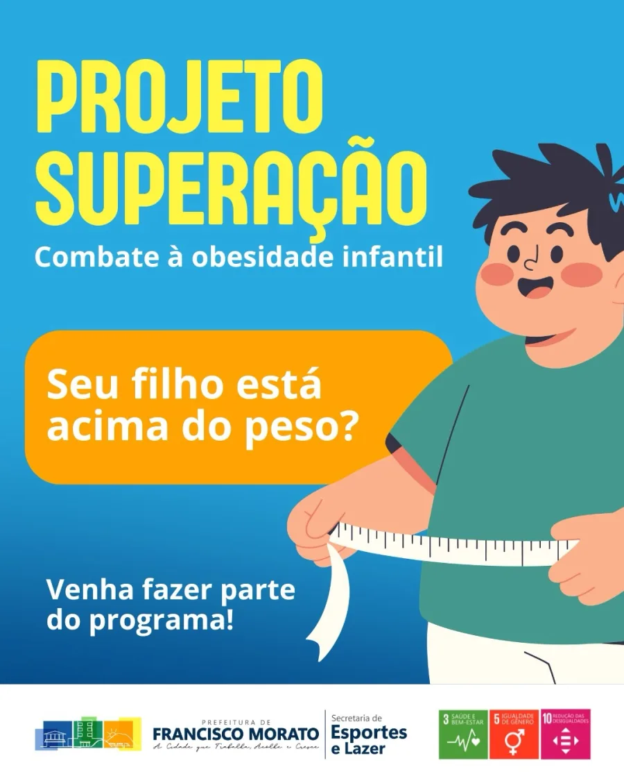 Projeto Superação: Francisco Morato inicia programa contra obesidade infantil
