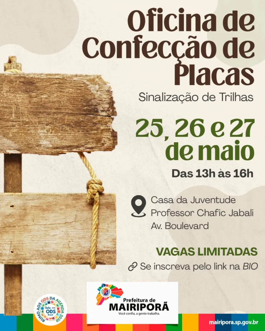 Atividade acontece entre 25 e 27 de maio e terá vagas limitadas para participantes interessados em ecoturismo.