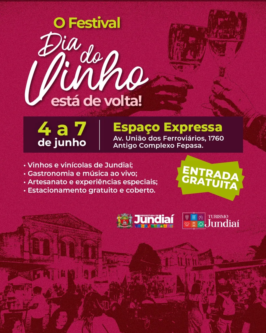 A programação será realizada no Espaço Expressa entre os dias 4 e 7 de junho, com entrada gratuita e atividades distribuídas ao longo de quatro dias.